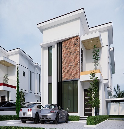 4 UNITS OF 4 BEDROOM TERRACE APARTMENTS WITH B/Q